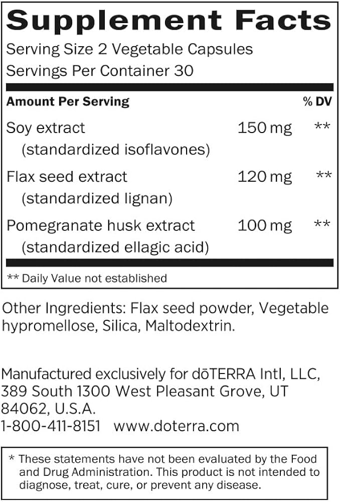 doTERRA Phytoestrogen életre szóló komplexum 60 db