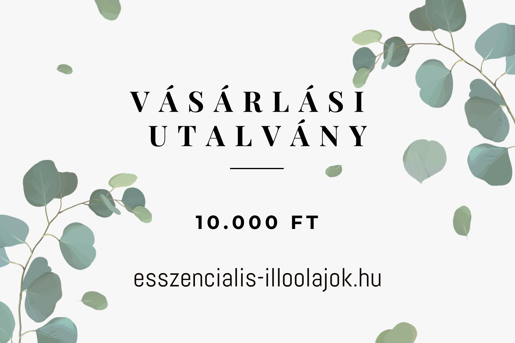 doTERRA vásárlási utalvány 10.000 Ft értékben