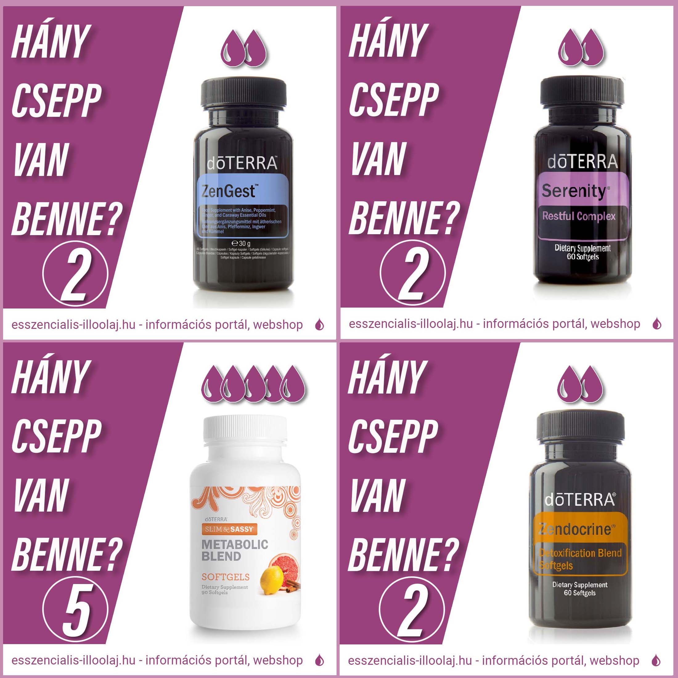 Hány csepp illóolaj van egy lágyzselatin kapszulába?
