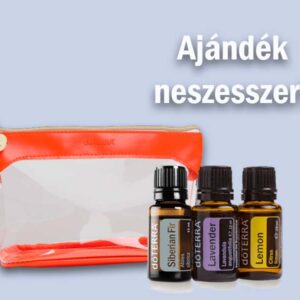 Citrom, Levendula, Szibériai fenyő illóolajok+ajándék neszesszer